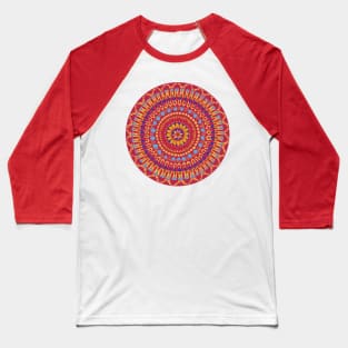 Mandala Viva Magenta Baseball T-Shirt